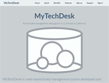 Tablet Screenshot of mytechdesk.org